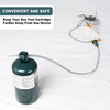 Jeebel Camp 24inch Propane Canister to Threaded Camping Stove Adapter