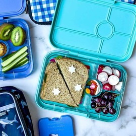 Yumbox Lunch Box Tapas 4 Compartment, Seville Purple (Rainbow)