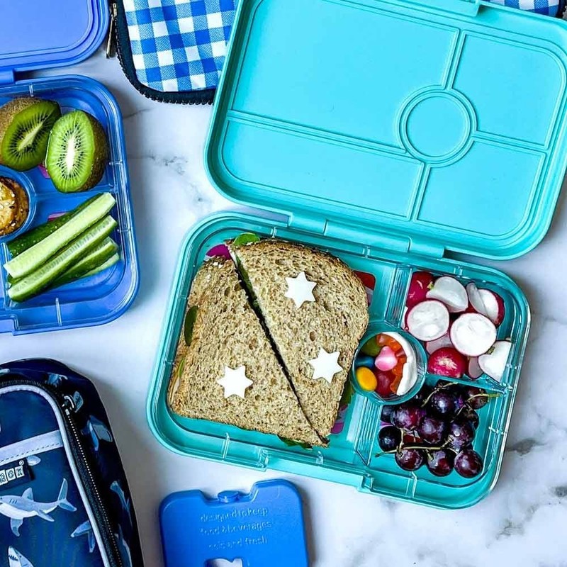 Yumbox Lunch Box Tapas 4 Compartment, Seville Purple (Rainbow)
