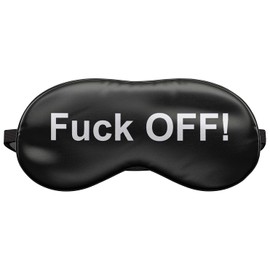 Sleep Mask Travel Relax Eye Cover Bed Emoji Nap Blindfold His Black Off You [042]