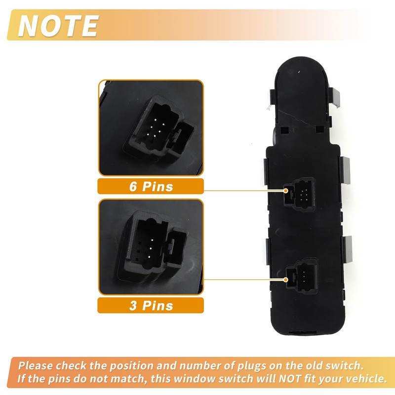 A ABSOPRO Front Left Driver Side Power Window Switch for