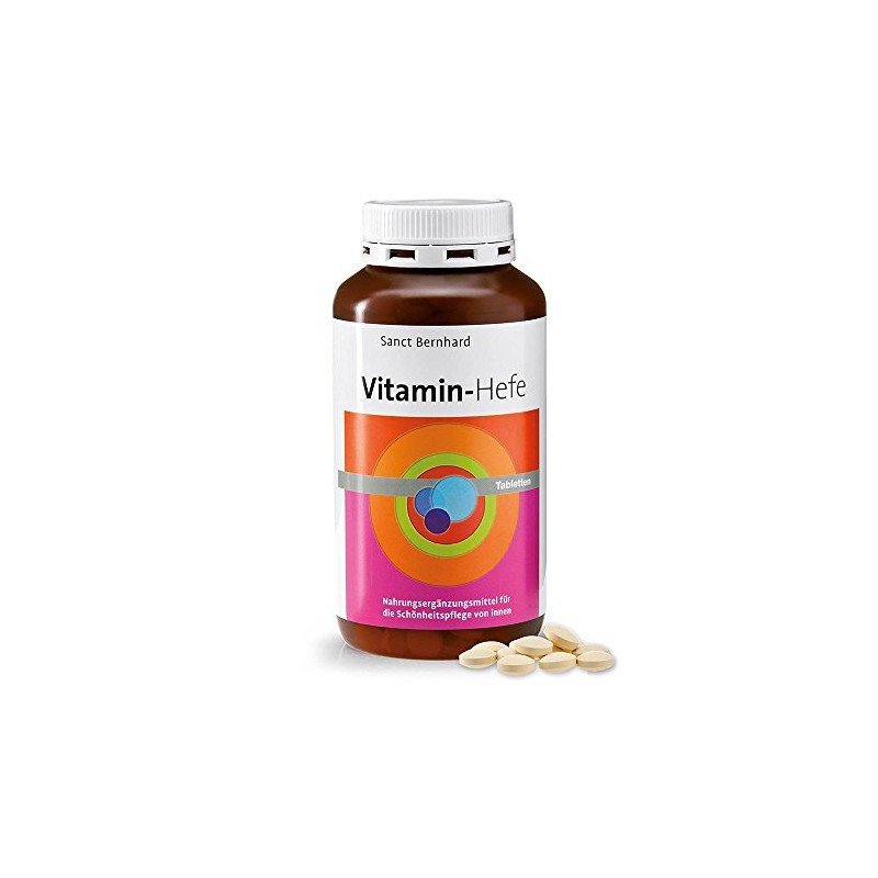 Sanct Bernhard Capsules of Vitamin Yeast – 500 Tablets [Pack