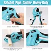 SHALL PVC Pipe Cutter, Cuts up to 1-5/8”, Heavy-Duty Aluminum