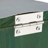 Relaxdays Squirrel Feeder, Wooden Feeding House - Weatherproof Metal Roof
