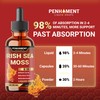 Penhoment 6in1 Sea Moss Drops with Black Seed Oil Irish