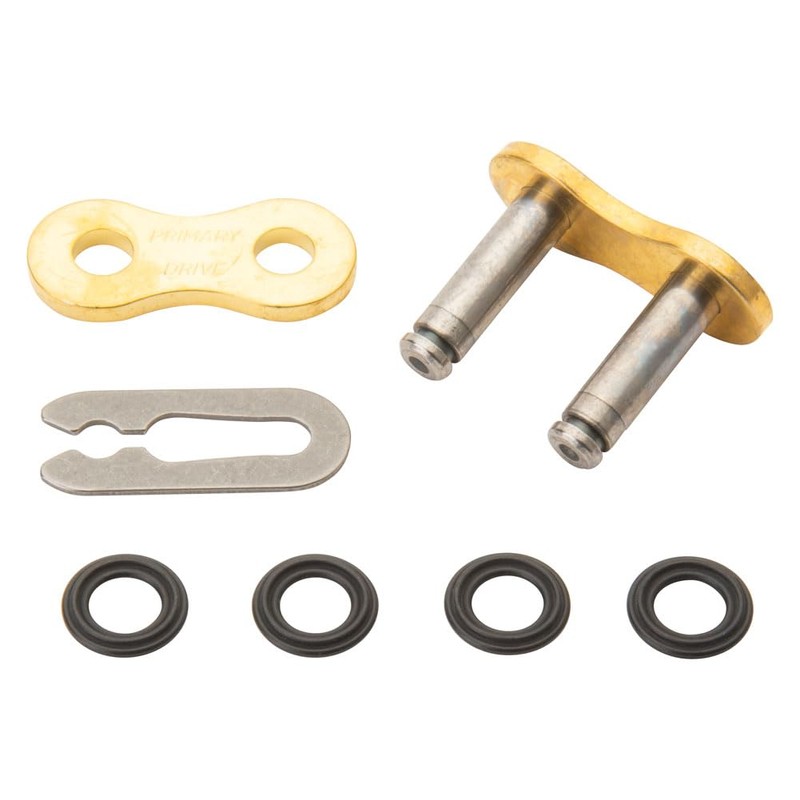 Primary Drive 520 ORH Gold X-Ring Chain Master Link For