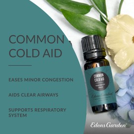 Edens Garden Common Cold Aid Essential Oil Blend, Best for Soothing Flu Symptoms & Feeling Better, 100% Pure & Natural Premium Best Recipe Therapeutic Aromatherapy Essential Oil Blends 10 ml Roll-On
