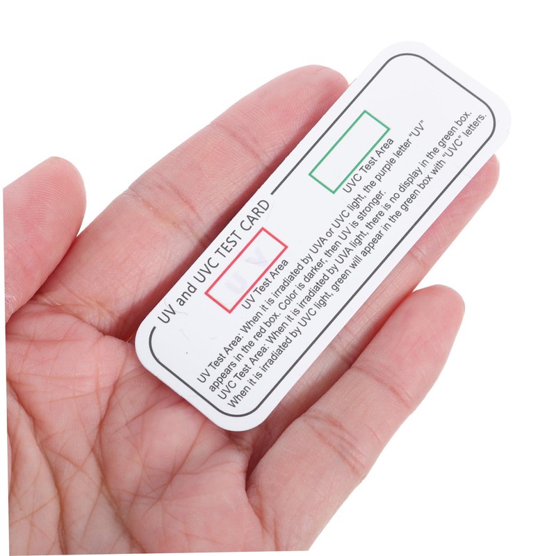CHILDWEET Uv Light Detection Tool 20pcs Uvc Test Strips Uvc