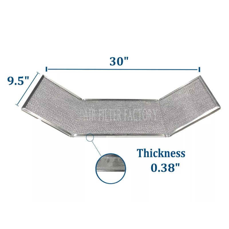 Air Filter Factory Compatible With Thermador 19-19-266 Grease Range Hood