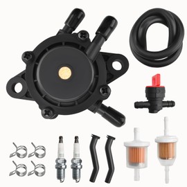 808656 Fuel Pump Kit for Intek Extended Life V-Twin 18-26HP Kohler 24 393 04-S 24 393 16-S Kawasaki 49040-7001 Honda Yamaha Fits J D Hasqvarna Craftsman Ariens Toro SCAG Bad Boy Lawn Mowers