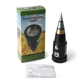 KKnoon Soil Measuring Instrument, Soil Measuring Meter, 2 in 1 Soil PH/Moisture Meter, Waterproof with Gasket for Gardens, Greenhouses, Soil PH Soil Acidity Meter