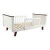 Little Partner New MOD Toddler Bed(White-Espresso)