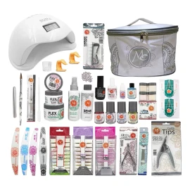 Mc Nails Mega Kit Profesional Para Uñas Acrílicas Mc Nails + Regalos