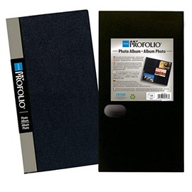 Itoya OL-120LY Art Profolio Photo Album Library Box Set of 5 Albums Within Storage Sleeve Black