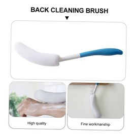 Minkissy 2pcs Handle Back Bath Brush Body Scrubber for Shower and Dry Brushing for Back Cleaning and Lotion Application