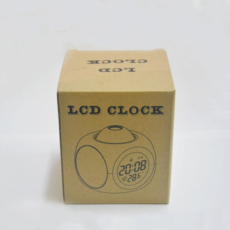 With Voice Talking LED Time Temperature for Bedroom，Projection Alarm Clock