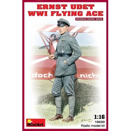 Miniart 1:16 Scale Ernst Udet. WWI Flying Ace Plastic Model Kit
