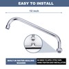 iVIGA Commercial Sink Faucet with 12” Swivel Spout & Supply