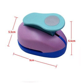 38 mm circle punch, motif punch, round motif hole punch, punch for DIY gift tags, scrapbooking, greeting cards, photo decoration, paper crafts