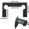 safycaby 10 PCS Shower Door Hinge Shims Glass Shower Door