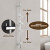 Tomfaucet Shower Slide Bar System, 35.4 Inch Shower Slide Bar
