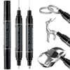Ohuhu Plated Pen, Silver, Thick and Extra Fine, Set of