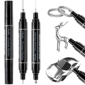Ohuhu Plated Pen, Silver, Thick and Extra Fine, Set of 3