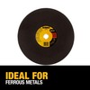 DEWALT 14" Chop Saw Blade, Metal Cut-Off Wheel (DW8001)