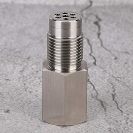 Fydun Adaptador de Sensor de Oxígeno, M18x1.5 Acero Inoxidable Adaptador Espaciador Universal de Sonda Lambda para Coche, Extensor Aislador