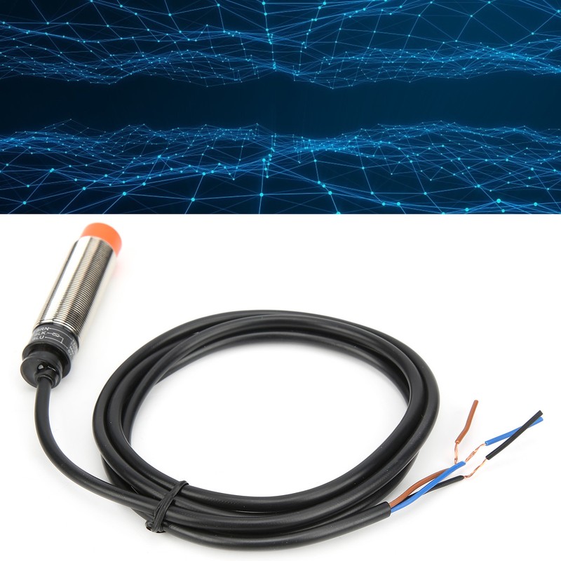 BERM Proximity Switch 3‑Wire NC Cylindrical Detection Sensor PRL18-8DP2 10-30VDC