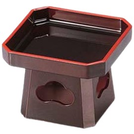 J-kitchens 876263 Serving Plate 3 inch Sanpo Tamaten Vermilion Set, 3.6 inches (9.2 cm), Model No. 876263