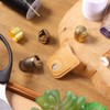 Ieron 10 PCS Hand-Working Sewing Thimble, Metal Finger Shield Ring,