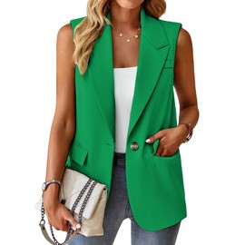 Mina self Running Vest for Women Packable Puffer Jacket Sleeveless Puffy Travel Chalecos Lightweight Essentials Womens Vests 2024 Green 0S