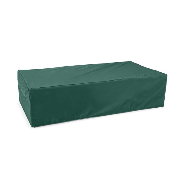 Covermates Rectangular Accent Table Cover - Light Weight Material, Weather Resistant, Elastic Hem, Patio Table Covers-Green