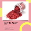 28g/Box Rose Red Wine Shine Glitter Sequins Paillette Dip Powder