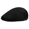PivotWing Men's Flat Cap Lightweight Breathable Flat Cap Soft Mesh