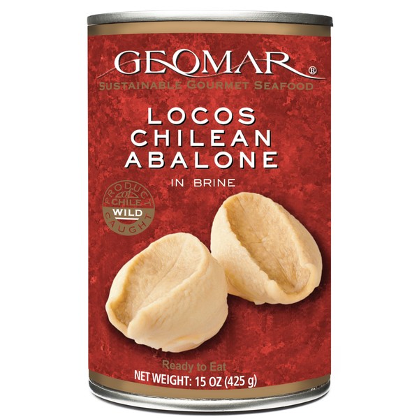 GEOMAR Locos (Chilean Abalone) in Brine - Hand Caught by