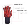 J H Heat Resistant Oven Glove:EN407 Certified 932 °F, 2