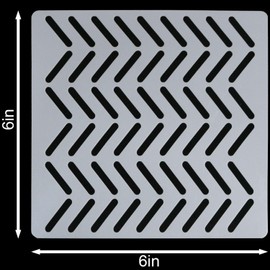 XGNG 16PCS Geometric Stencils Reusable Dots Star Stencil Brick Templates Honeycomb Stencils for Painting on Wood Wall Scrapbooking Cookie Furniture Floor Decor