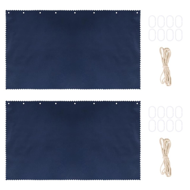 Cabin Bottom Bunk Bed Curtains Drapery Blackout Drapes Single Bed