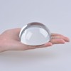 Longwin Dome Crystal Paperweight Reading Magnifier 80mm
