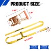 OXXTRIC 2" X10' Quick-Pick Wheel Lift Strap with Finger Hook