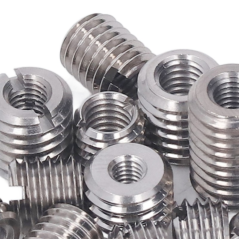 75Pcs Stainless Steel Threaded Inserts Nuts Assortment Tool Kit for