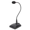 Gooseneck Condenser Microphone Flexible 6.35mm Wired Desktop Microphone for Broadcasting
