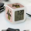 Fabulous Pink Cube Illuminated Alarm Clock - Jura 39 Department