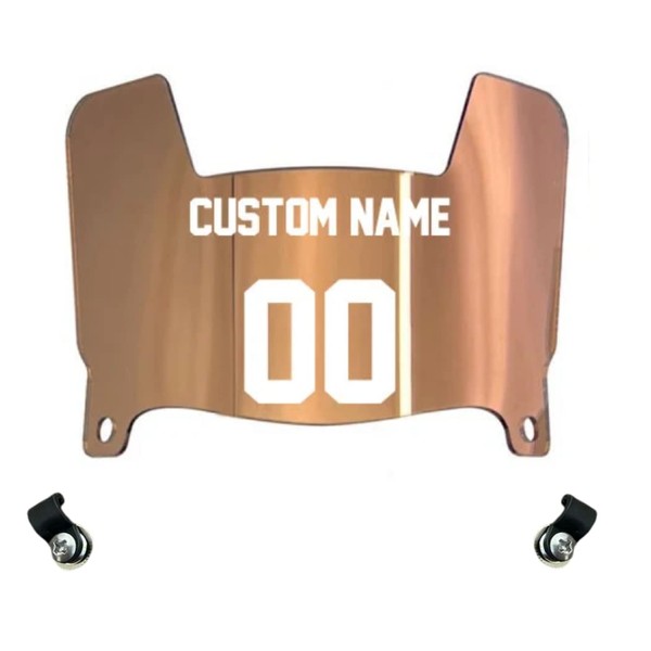 Customize Your Player Name & Number - Rose Gold Chrome