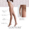 Couture 10 Den Ultra Sheer To Waist Tights - Natural