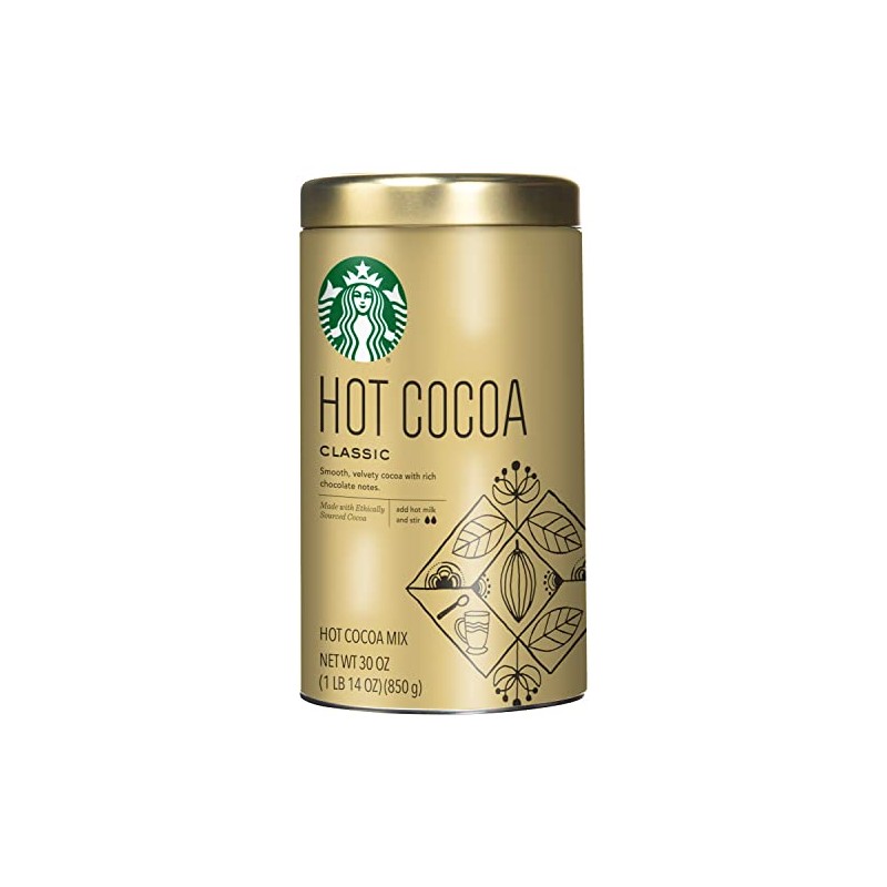 Starbucks Classic Hot Cocoa, 30 Ounce (Pack of 2)