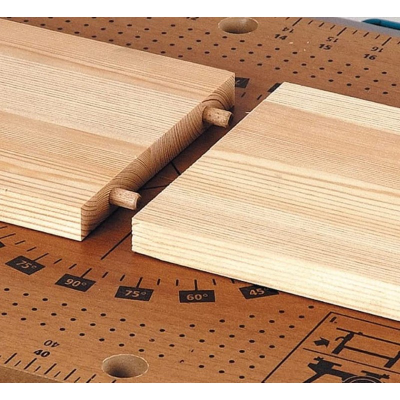 Wood Dowel, CESFONJER 8mm Dowel Kit, 55 Wood Dowels, 2