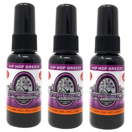 3 Pack BluntPower 1 Ounce Bottle Air Freshener Oil Based Concentrate and Oil for Burner - Hip Hop Breeze